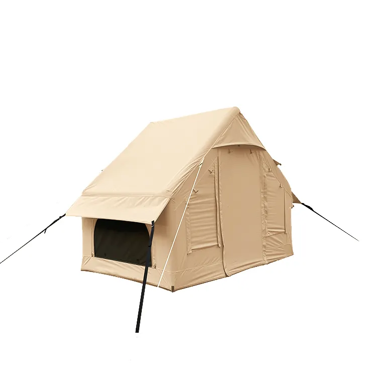 Tele strengh di lusso campeggio tende da campeggio per 2 persone tenda gonfiabile tenda da campeggio con tenda da sole