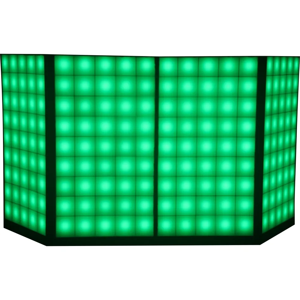 Dj licht full color aluminium digitale DJ booth gevel voor verkoop