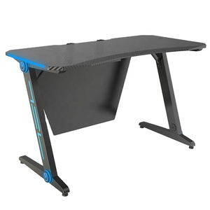 V型安装Z形大尺寸桌面游戏桌电脑桌个人电脑桌，带RGB灯VM-ES02-1 - Product Image 1