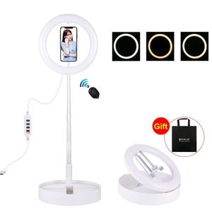 PULUZ10.2インチ26cmUSB3モードLED湾曲携帯電話リングライトスタンドSelfie写真ビデオスタジオライトビデオ用 - Product Image 2