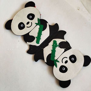 Panda Quiet Activity <strong>Book</strong> 12 <strong>Basic</strong> Skills Buckle Board for Toddlers Developing Motor Cognitive Sensory Zipper Button Snap Toy - Product Image 4