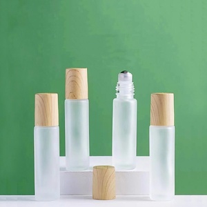 Botellas redondas vacías de aceites esenciales, botellas enrollables de perfume, muestras gratis, botella de vidrio con tapas roscadas, botella enrollable de 5ml y 10ml - Product Image 4