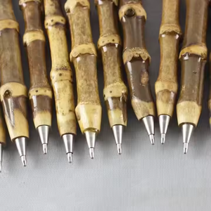 创意复古紫竹圆珠笔纯天然办公学习签名，带定制标志，供个人商务使用 - Product Image 5