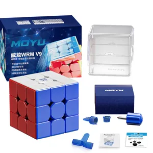 MoYu Weilong WRM V9UVコーティングされた磁気浮上ボールコアポジショニングシステムプレーヤーのためのプロフェッショナルな調整可能な磁気速度マジックキューブ - Product Image 1