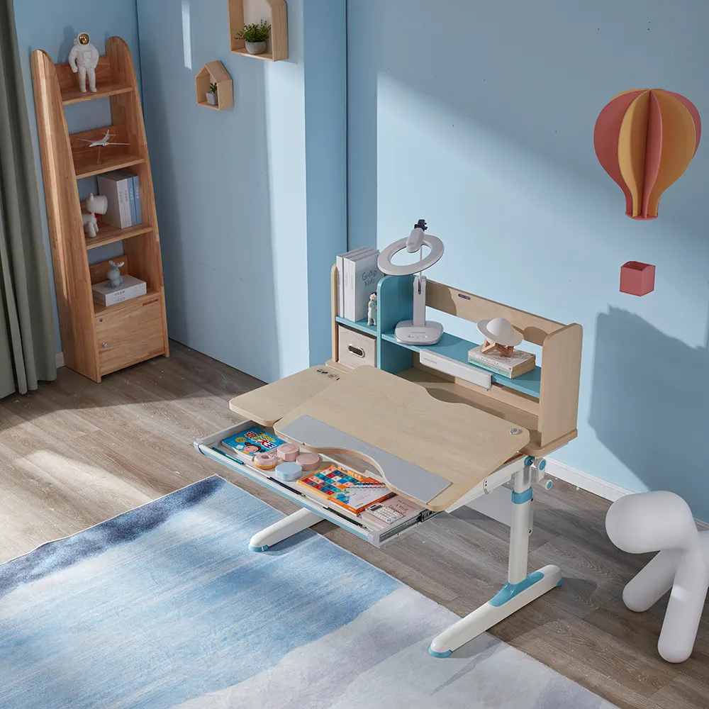 GMYD F105 Modern Kid Children Furniture Sets Ergonomic Wooden Study Table For Kids
