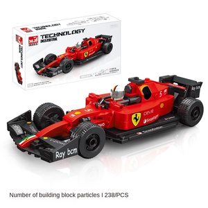 U.S. Formula Building Blocks Sports Car Model <strong>Toy</strong> 1:8 Scale Racing <strong>F1</strong> DIY RC Boxed Unisex Gift Children's Educational Sliding - Product Image 6
