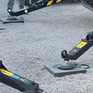 Hava kompresörü ağır ekipman için vinç krikoları için HDPE/HDPE malzeme Outrigger pedleri - Product Image 6
