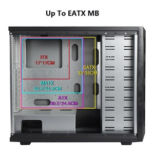 Fabrika fiyat masaüstü bilgisayar Atx kasa oyun Pc kasa oyun bilgisayarı kılıfı - Product Image 5