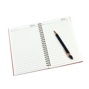 Cuaderno de diario A5 personalizado de varios colores, encuadernación en espiral, cuaderno en espiral con cubierta Kraft dura para estudiantes - Product Image 2