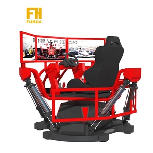 Simulador de coche de carreras, plataforma dinámica de conducción, 6 DOF, nuevo entretenimiento Virtual, 3 pantallas - Product Image 2