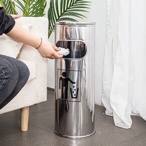 ゴミ箱新デザインキッチン玩具家庭用または屋外用大型ステンレス製ゴミ箱