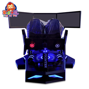 2座三屏赛车模拟器虚拟现实驾驶体验三轴赛车游戏机 - Product Image 2