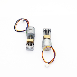 SM2016 NEMA8 20毫米导螺杆永磁微型dc电机线性步进电机12v，带行程22毫米25毫米黄铜滑车