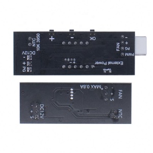 Controlador DE VELOCIDAD DE Control de temperatura del ventilador DC PWM de 4 cables 12V 0.8A Módulo de reducción de ruido de la computadora del chasis 3950 NTC - Product Image 5