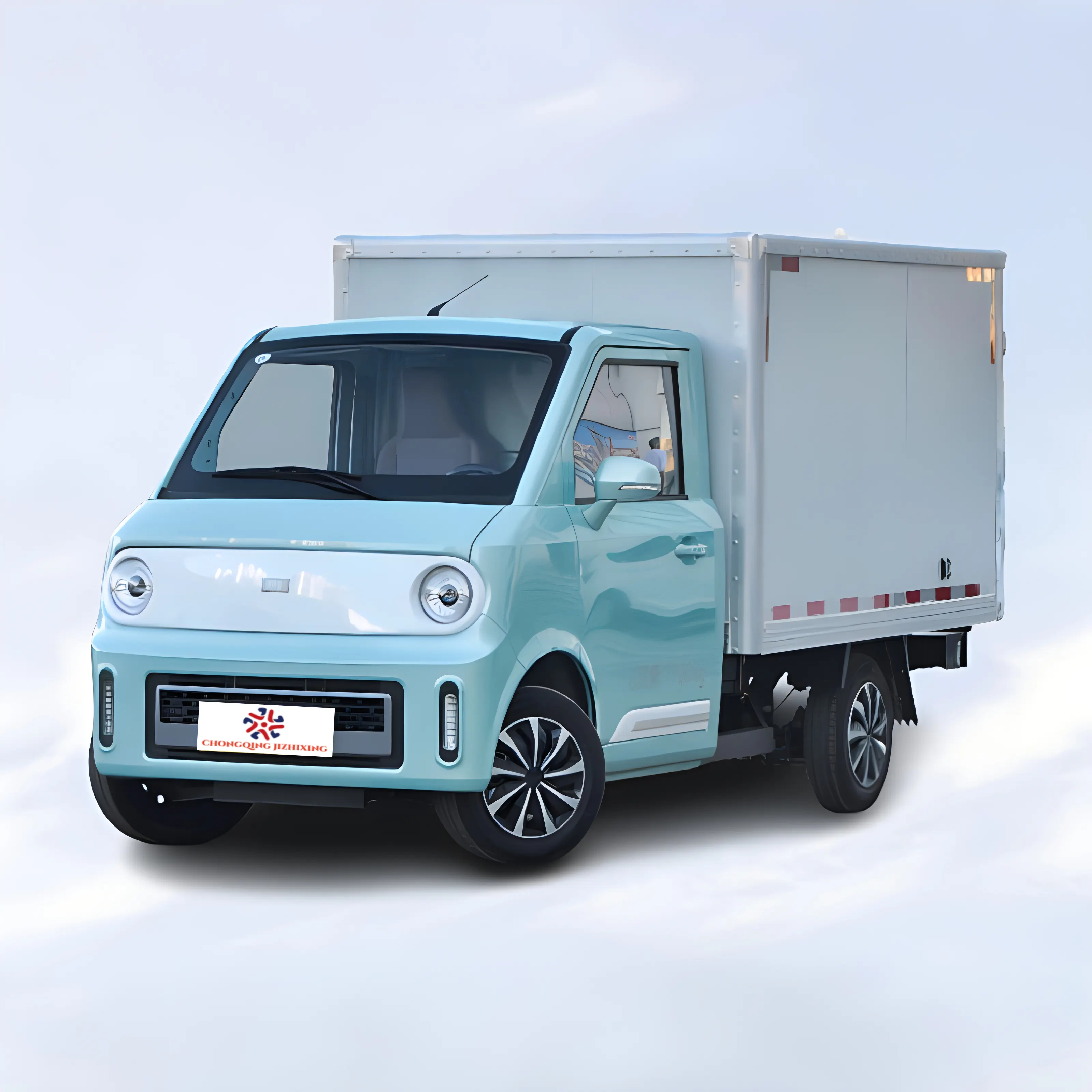 Stokta 2023 iyi fabrika fiyat 2 koltuklar tek sıra kutu Chengshi X2 taşıma kargo mal satılık elektrik kamyonet Mini kamyonlar