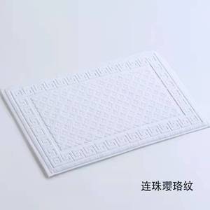 热卖50*80 100% 棉地板毛巾浴巾带提花定制标志酒店家用浴室