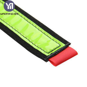 可调尼龙钩环电缆扎带松紧带材料电线管理反光自粘背面标签环 - Product Image 5
