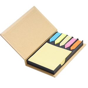 Libro de notas listo para enviar, Bloc de notas con logotipo personalizado, notas postales de oficina con adhesivo - Product Image 1