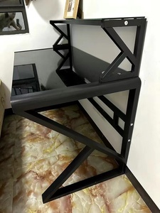 Home <strong>Computer</strong> Desk Thickened Reinforced Tempered Glass <strong>Table</strong> Gaming <strong>Table</strong> Technology Study <strong>Table</strong> - Product Image 6