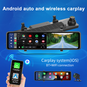 CP06 Dual Lens 2K <strong>Mirror</strong> <strong>Car</strong> Dvr with WIFI Wireless Carplay Function G-<strong>sensor</strong> Loop Recording Max 128G Card 10inch Touch Screen - Product Image 2