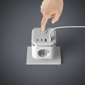 2025新标准欧盟FR桌面电源板，带Usb C Usb a电源插头适配器插座 - Product Image 2
