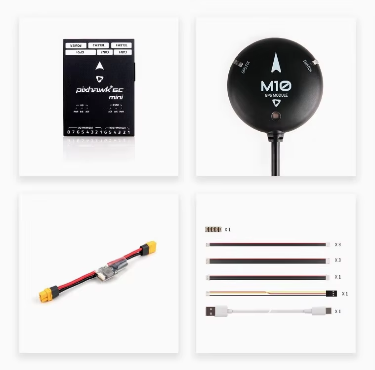 Contrôleur de vol modèle A + alimentation PM02-12S + GPS M10