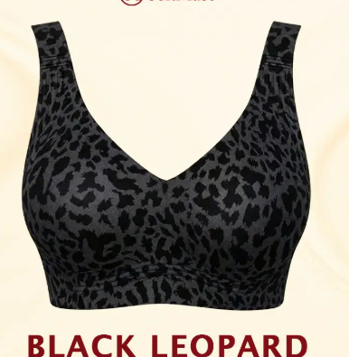 stampa leopardata nera