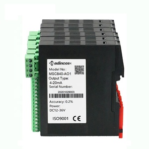 MSC840:DIN35 4 Channel <strong>Isolated</strong> Universal Mv+K,S,T,N,B,J,E Thermocouple+4-20ma+0-10VDC PLC <strong>Analog</strong> <strong>Input</strong> <strong>Module</strong> With RS485 Output - Product Image 4