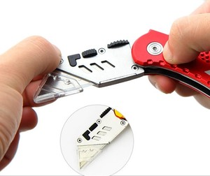 9mm 18mm çırpıda bıçak otomatik kilit hızlı değişim kutusu kesici Anti kayma yardımcı bıçak kesme bıçağı - Product Image 1