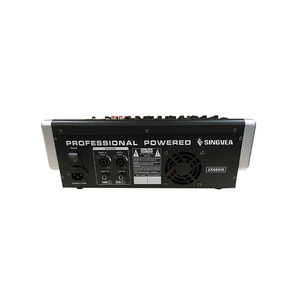 Venta al por mayor 12 canales de entrada mono 4 grupos de mezclador China consola de sonido con amplificador de potencia fabricante - Product Image 3