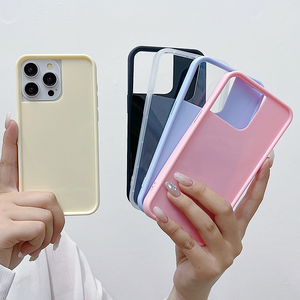 批发厂家廉价WF凹槽相框刀片手机套TPU软橡胶大孔保护套适用于Iphone 6 7 8 Plus - Product Image 3