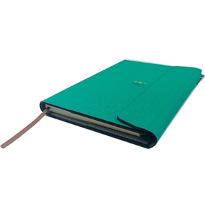 Tri-fold Loose-leaf <strong>Notebook</strong> A5 Office Business Organizer Corporate Gift LOGO Customized <strong>Notepad</strong> PU Hard Cover Planner - Product Image 5