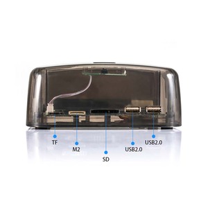 Hard Disk Base <strong>USB</strong> <strong>3.0</strong>/Type C to SATA/<strong>IDE</strong> HDD Enclosure for 2.5/3.5 Inch Hard Drive Docking Station M2 TF SD Slot for TV Laptop - Product Image 3