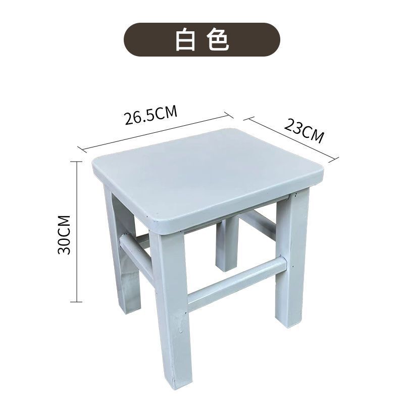 Blanco 30cm (taburete cuadrado)