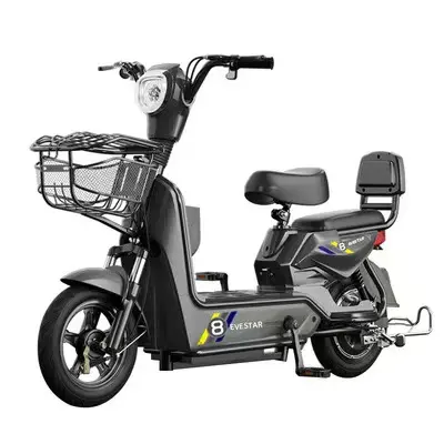 China Novo Tipo scooter elétrico 2 lugares 48V 350W Cidade Elétrica Bicicleta EV bicicleta E Ciclo Bicicleta Elétrica sem bateria