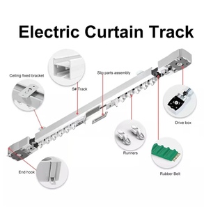 Smart House motorisiertes Vorhangs ystem Tuya automatischer elektrischer Vorhang für zu Hause Wifi Sprach steuerung <span class=keywords><strong>ZigBee</strong></span> Smart Vorhang <span class=keywords><strong>Motor</strong></span>