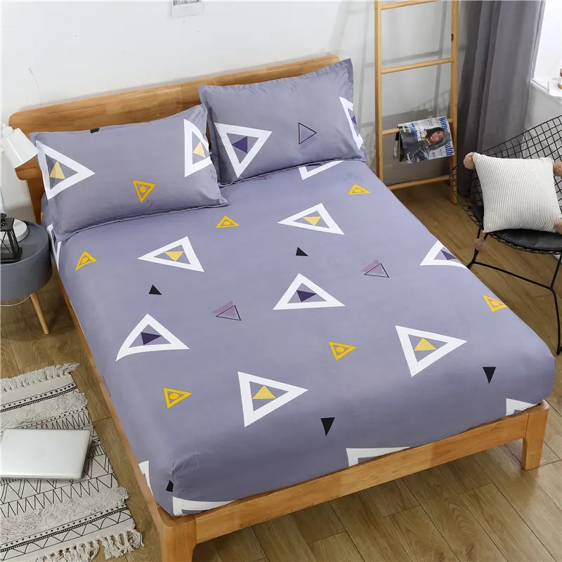 China factory direct supply 2021 newest design wholesale price 100% polyester aloe cotton reactive printing floral bed sheet