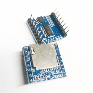 Scheda di decodifica vocale Audio Mini MP3 che supporta scheda TF e U-Disk IO per porta seriale Arduino e chiave AD-modulo vocale Mini lettore MP3 B - Product Image 1