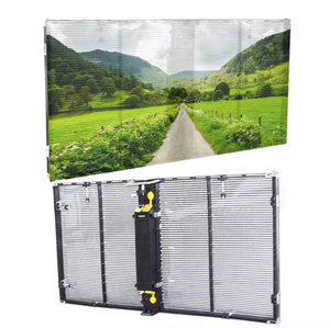Display per modulo a maglia trasparente Hd schermo pubblicitario in vetro trasparente a Led 3d - Product Image 2