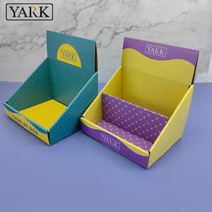 Cajas de exhibición de mostrador de cartón corrugado impresas personalizadas para Barra de energía y barra de chocolate Lámina de oro y manejo de grabado - Product Image 2