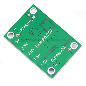 Módulo de Potencia ajustable 3A de salida 1,25 V 1,5 1,8 2,5 3,3 V 5V Entrada 5-16V módulo de potencia reductor - Product Image 6