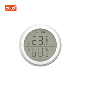 Датчик температуры и влажности Tuya ZigBee, умный дом со светодиодным экраном, работает с Google Assistant и Tuya Zigbee Hub - Product Image 2