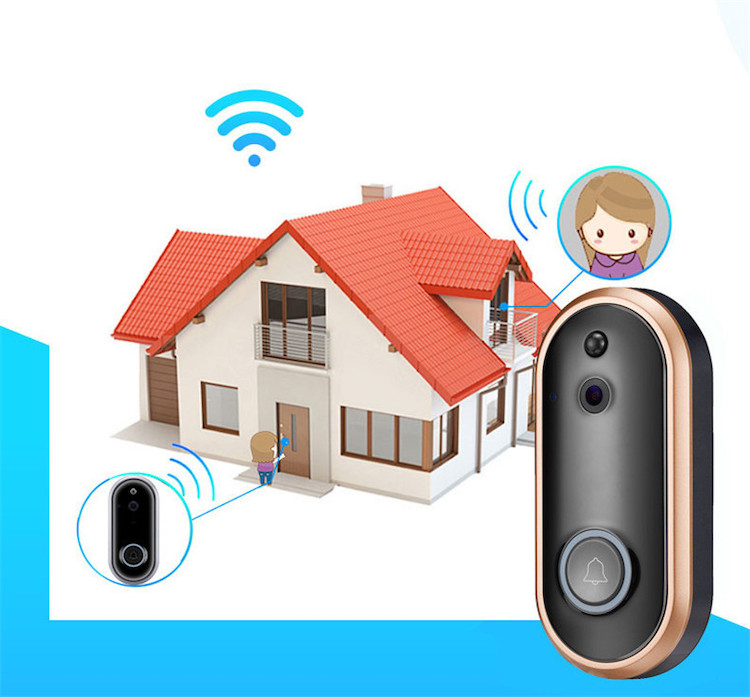 Amazon products best selling 1080P Wireless Smart Home Door Bell motion detection PIR video wifi wireless Tuya smart doorbell