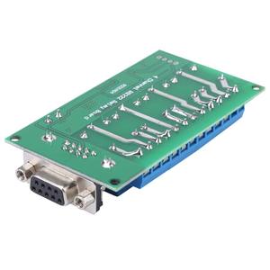 12V 4Ch DB9 scheda relè RS232 telecomando UART porta seriale interruttore modulo relè a 4 canali per motore auto - Product Image 6