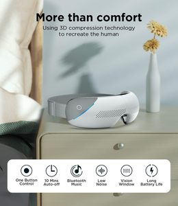 Phenitech เครื่องนวดตาพร้อมความร้อนแรงสั่นสะเทือนและดนตรีเครื่องนวดตาแบบสั่นพร้อมการประกาศด้วยเสียง - Product Image 6