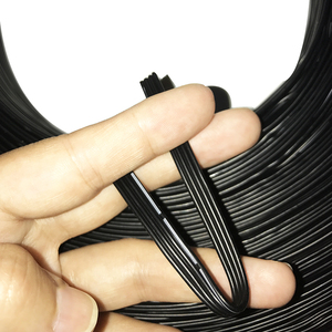24AWG özel yumuşak silikon kablo 4Pin siyah artı beyaz not şerit silikon tel 60C 200C 4 çekirdek 0.2 kare kablo - Product Image 4
