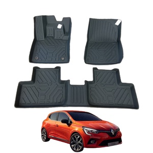 Yüksek kalite araba paspas desteği özelleştirilmiş otomotiv su geçirmez paspaslar CLIO 5 2019 için kullanım için uygun - Product Image 1