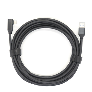 1M 2M 3M L Shape 180 Degree <strong>USB</strong> 3.0 <strong>a</strong> Male to Elbow TYPE C Male Sync Data Transfer Cable for VR Equipment - Product Image 2