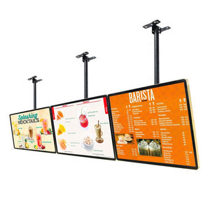 2k/4k Android Digital Signage ethernet Wifi Supper Slim LCD рекламный плеер рекламный дисплей подвесной цифровой вывески - Product Image 1