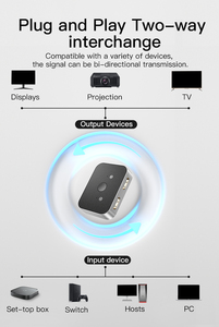 Interruptor HDMI bidireccional de alta resolución 8K 8k60hz Dynamix HDR para PS5 Switcher HDMI Splitter Adapter Converter - Product Image 5
